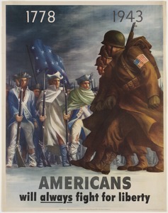 1778, 1943.  Americans will always fight for liberty