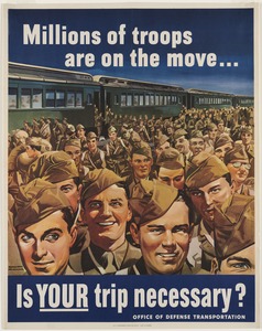 Millions of troops are on the move... is your trip necessary?