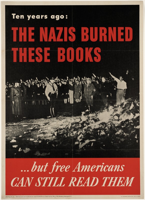 Ten years ago, the Nazis burned these books… but free Americans can still read them