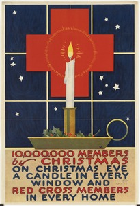 10,000,000 members by Christmas. On Christmas Eve a candle in every window and Red Cross members in every home