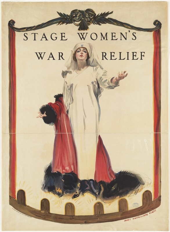 Stage women's war relief