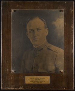 Lieut. Henry Bryant, died 1918