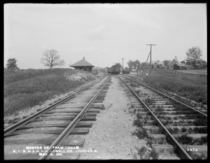 Weston Aqueduct, New York, New Haven & Hartford Railroad, Lowell Branch, looking northerly, Framingham, Mass., May 31, 1901