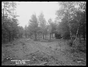 Weston Aqueduct, summer camp on C. F. Stone's property, Wayland, Mass., May 31, 1901