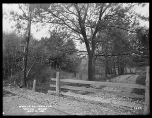 Weston Aqueduct, private road on Francis Shaw's property, Wayland, Mass., May 31, 1901