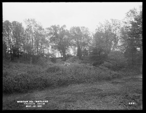 Weston Aqueduct, Francis Shaw's property, Wayland, Mass., May 31, 1901