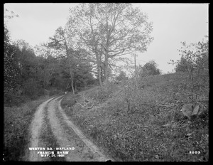 Weston Aqueduct, private road on Francis Shaw's property, Wayland, Mass., May 31, 1901