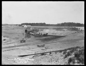 Wachusett Reservoir, North Dike, easterly portion, west of station 22, Clinton, Mass., Jun. 10, 1901