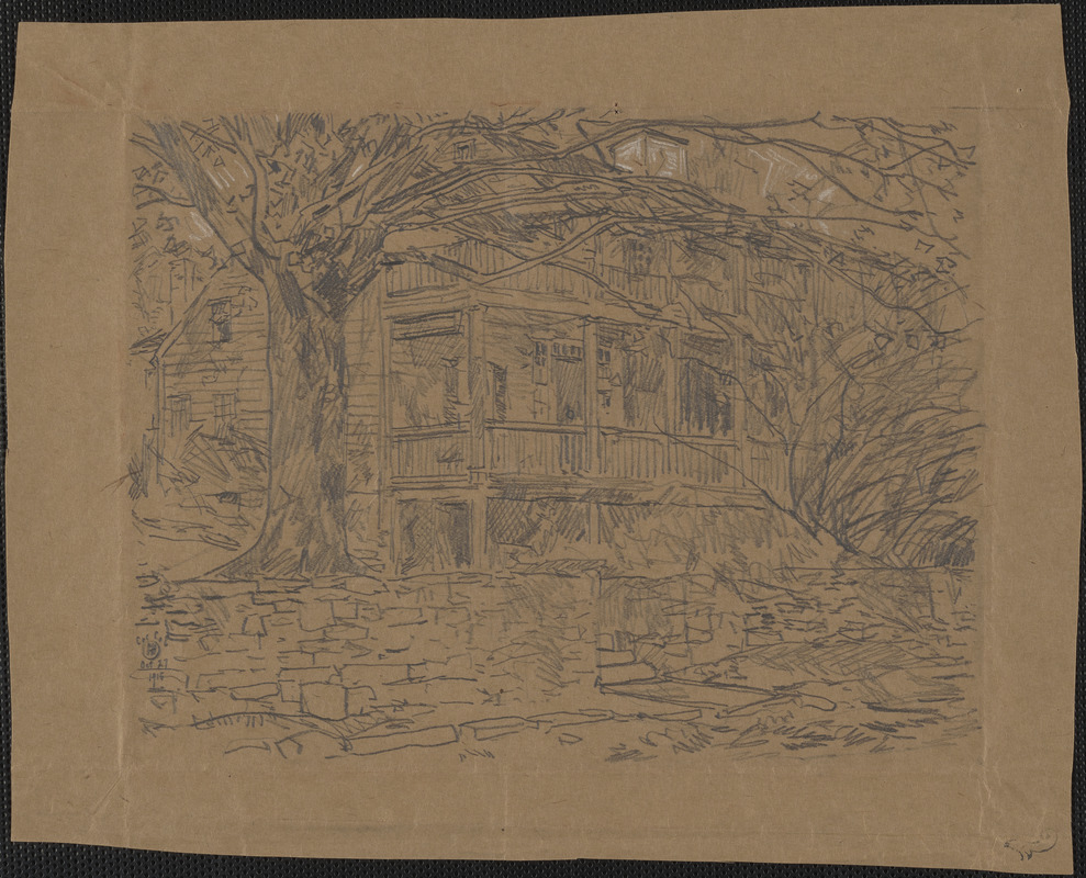Study for The old house, Cos Cob