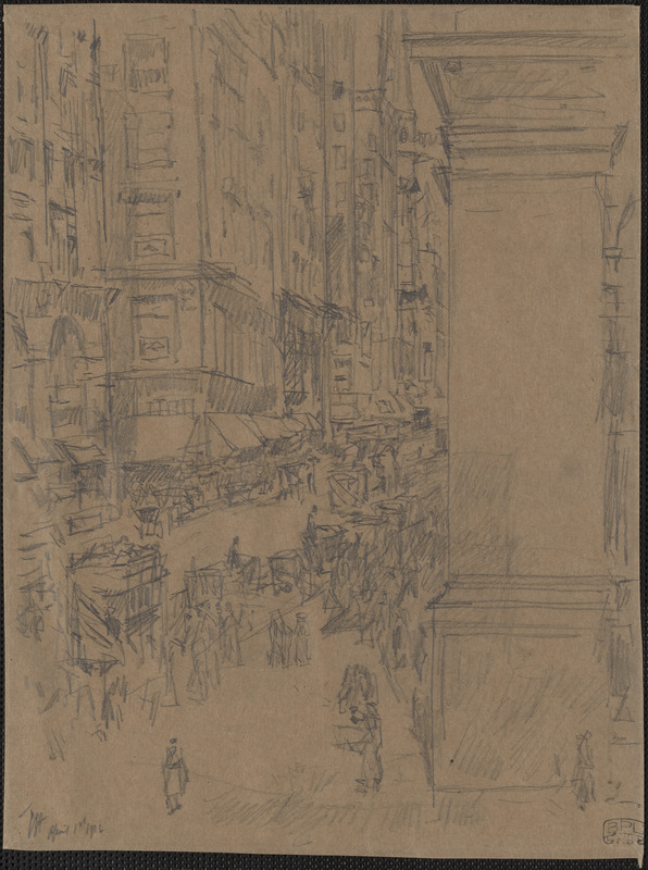 Study for Fifth Avenue, noon