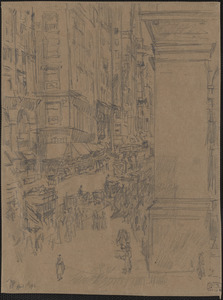 Study for Fifth Avenue, noon