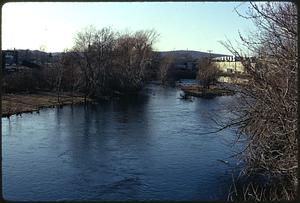 From bridge at Farwell/North St. - West toward Waltham