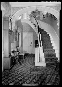 Ver Planck House, interior, hall and stairs