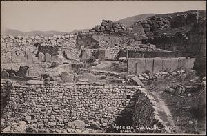 Mycenae, Greece, the walls