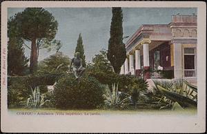 Corfou - Achilleion (villa impériale). Le jardin