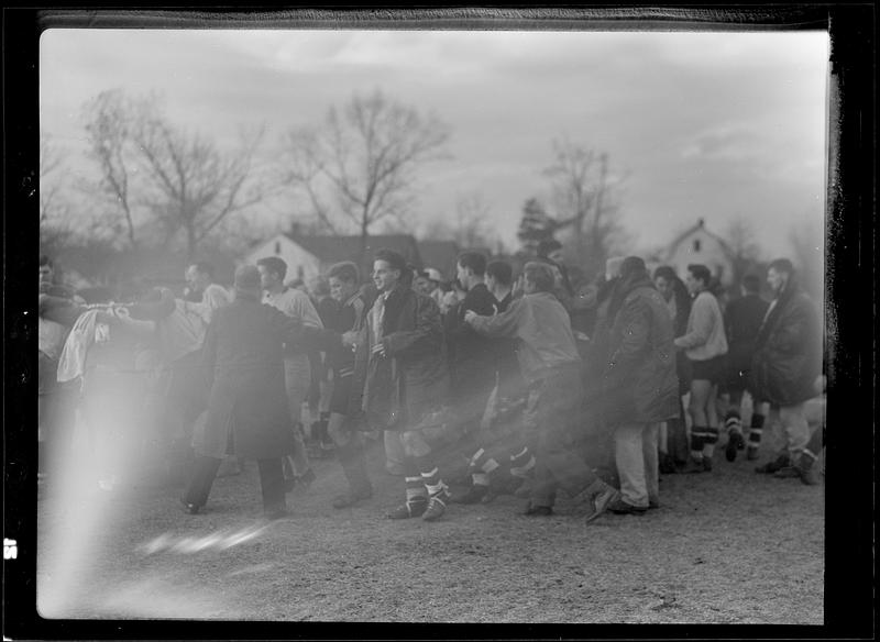 Gathering after last soccer game of season