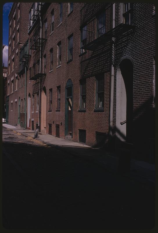 View Of Brick Buildings, Boston - Digital Commonwealth