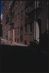 View of brick buildings, Boston