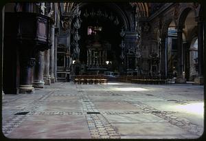 Interior of Basilica di Santa Maria in Aracoeli, Rome, Italy