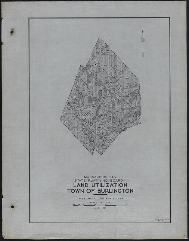 Land Utilization Town of Burlington Digital Commonwealth