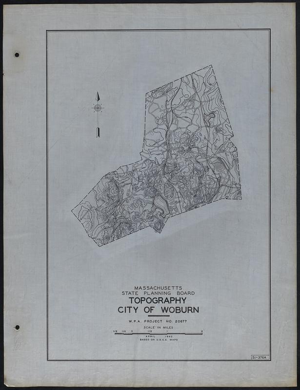 Topography City of Woburn