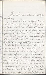 Letter from Zadoc Long to John D. Long, March 26, 1874