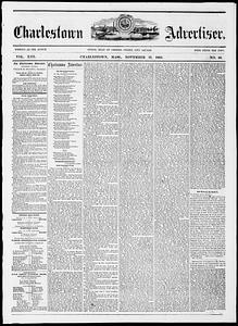 Charlestown Advertiser, November 21, 1863