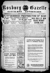 Roxbury Gazette and South End Advertiser, January 25, 1919
