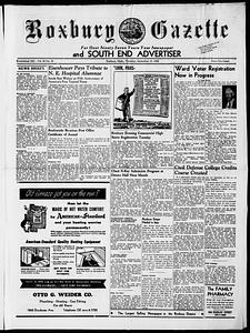 Roxbury Gazette and South End Advertiser, September 25, 1958