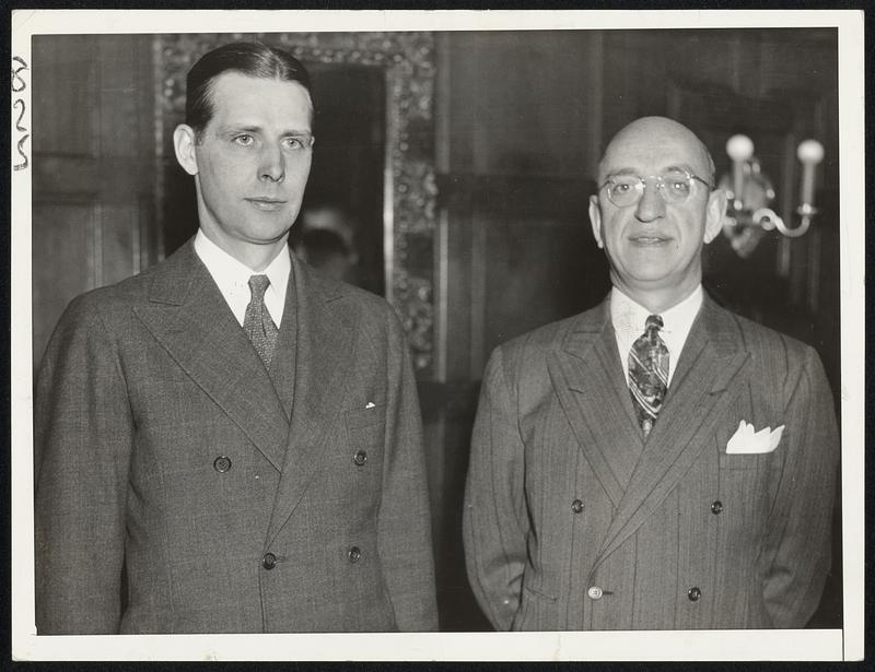 L to R Mayor Tobin & Port Authority Maxwell B. Grossman.