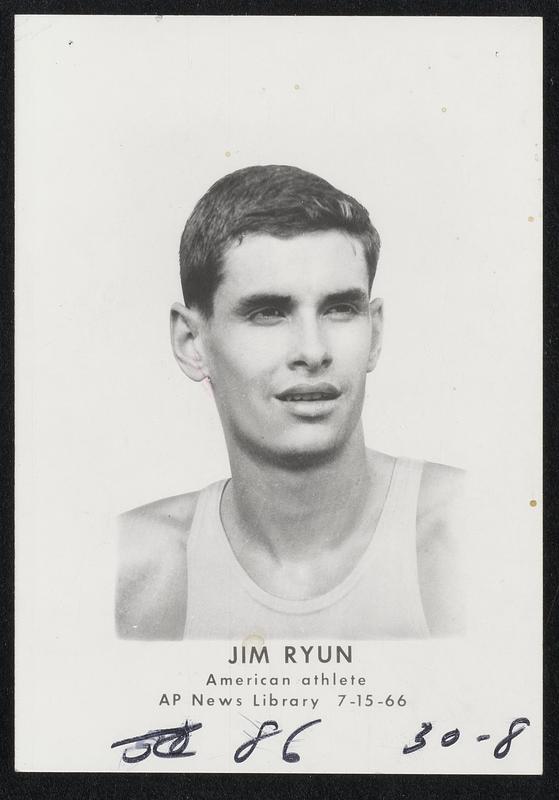 Jim Ryun. American athlete. - Digital Commonwealth