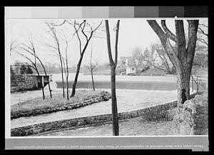 Unknown dam and land by water