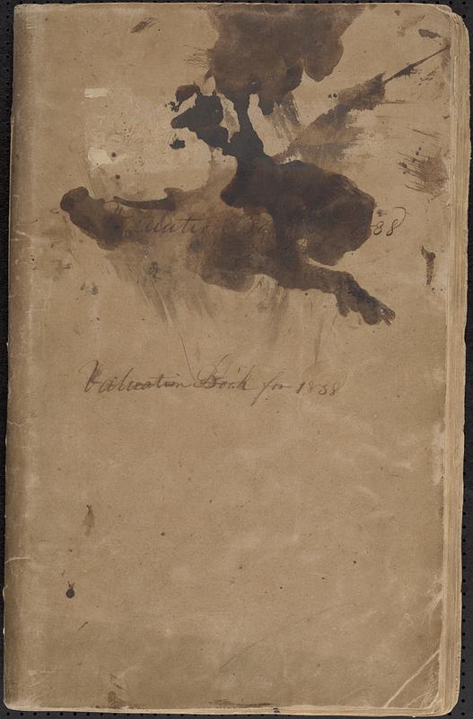 Valuation book for 1838 - Digital Commonwealth