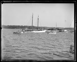 MacMillan's boat SS Bowdoin that he sails when he goes North