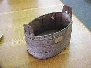 American barrel staved wood keeler