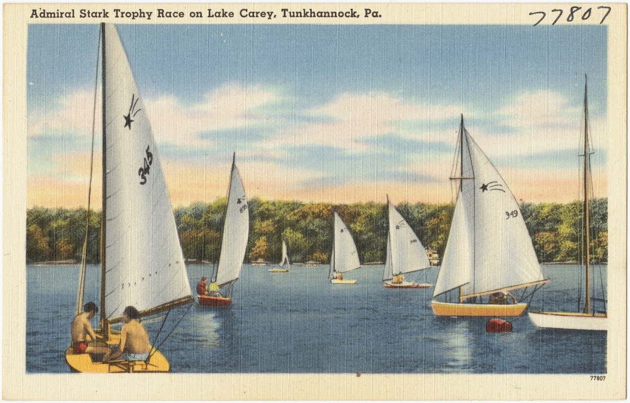 Admiral Stark Trophy Race on Lake Carey, Tunkhannock, Pa.