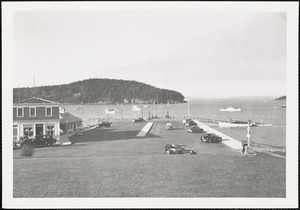 Pier with stores