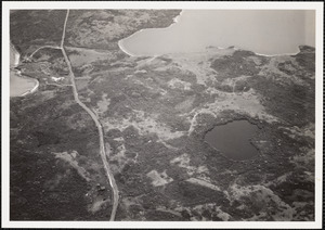 Aerial view of Squibnocket Pond