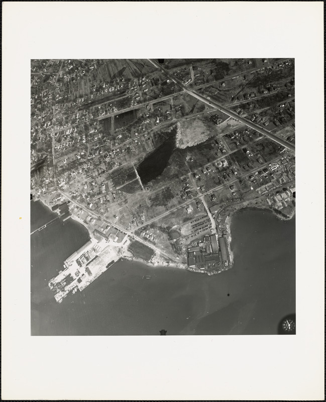 Aerial View of Naval Net Depot and Coast Guard Station