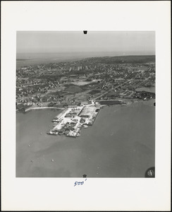 Aerial View of Naval Net Depot and Coast Guard Station