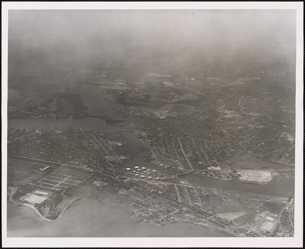 Naval Hospital Chelsea-from Boston 5,000 Feet