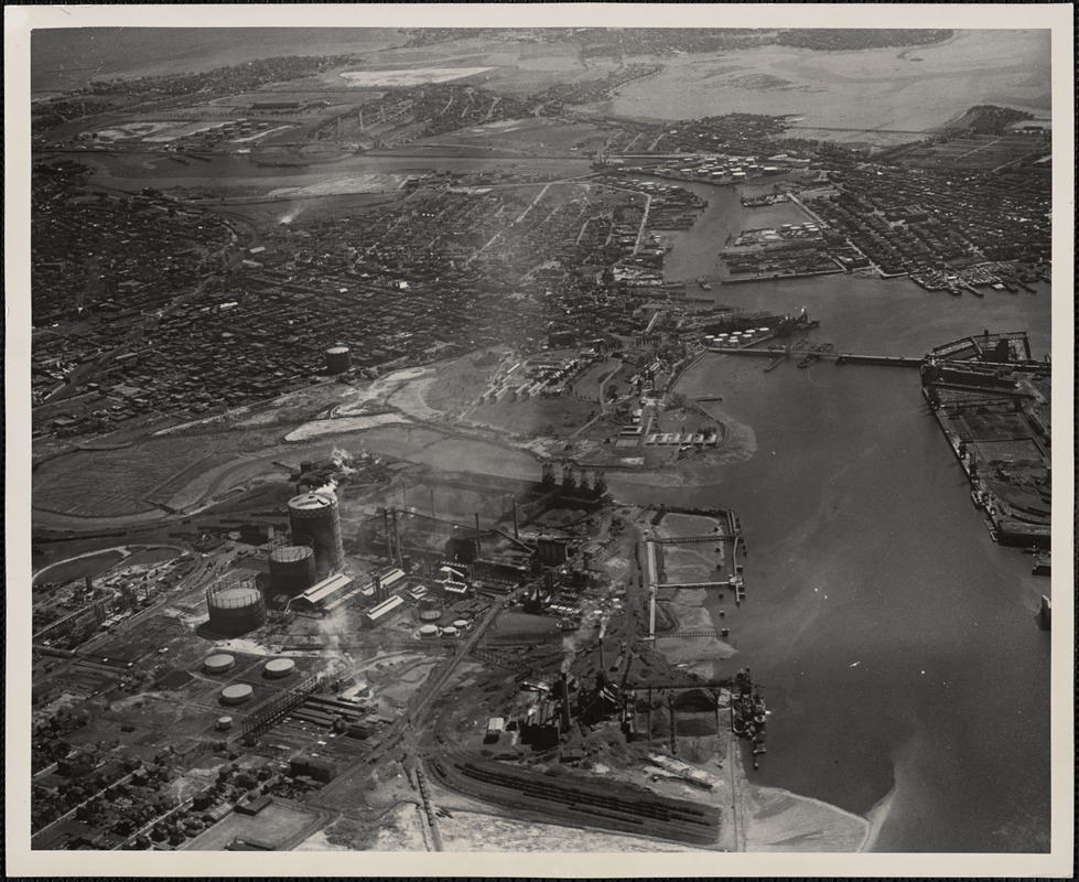 Chelsea Naval Hospital from West at 3,000 feet - Digital Commonwealth