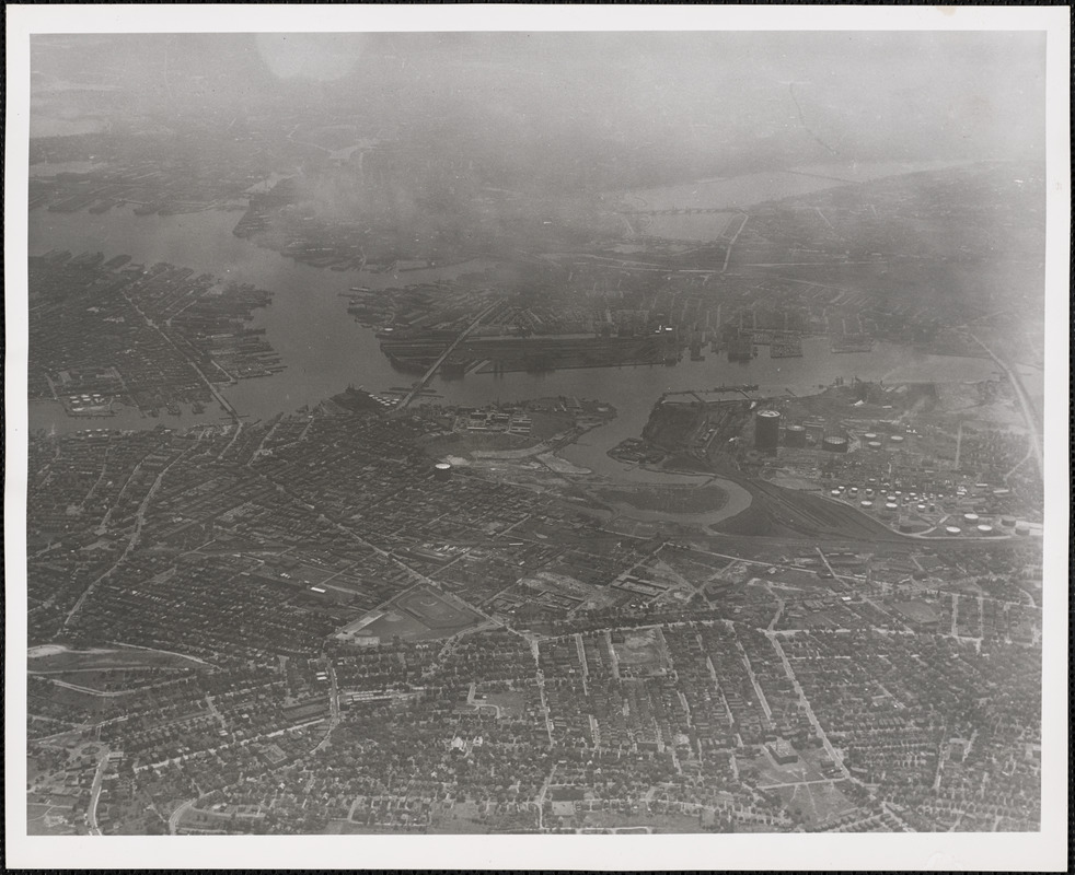 Navy Hospital Chelsea from North - 5,000 Feet