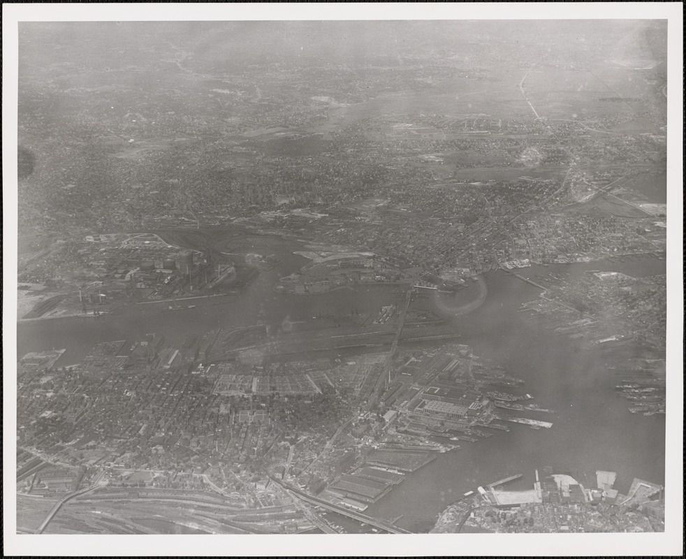 Navy Hospital Chelsea from South - 5,000 Feet