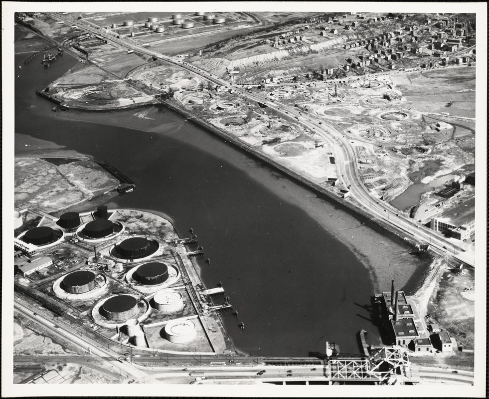 Orient Heights taken at 600 feetShore line, Chelsea Creek, East Boston