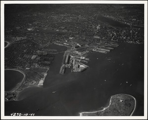 Navy Yard Annex, So. Boston, MA from East, 5000 feet