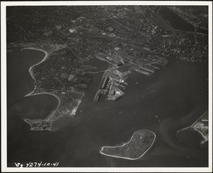 Navy Yard Annex, So. Boston, MA from East, 10000 feet