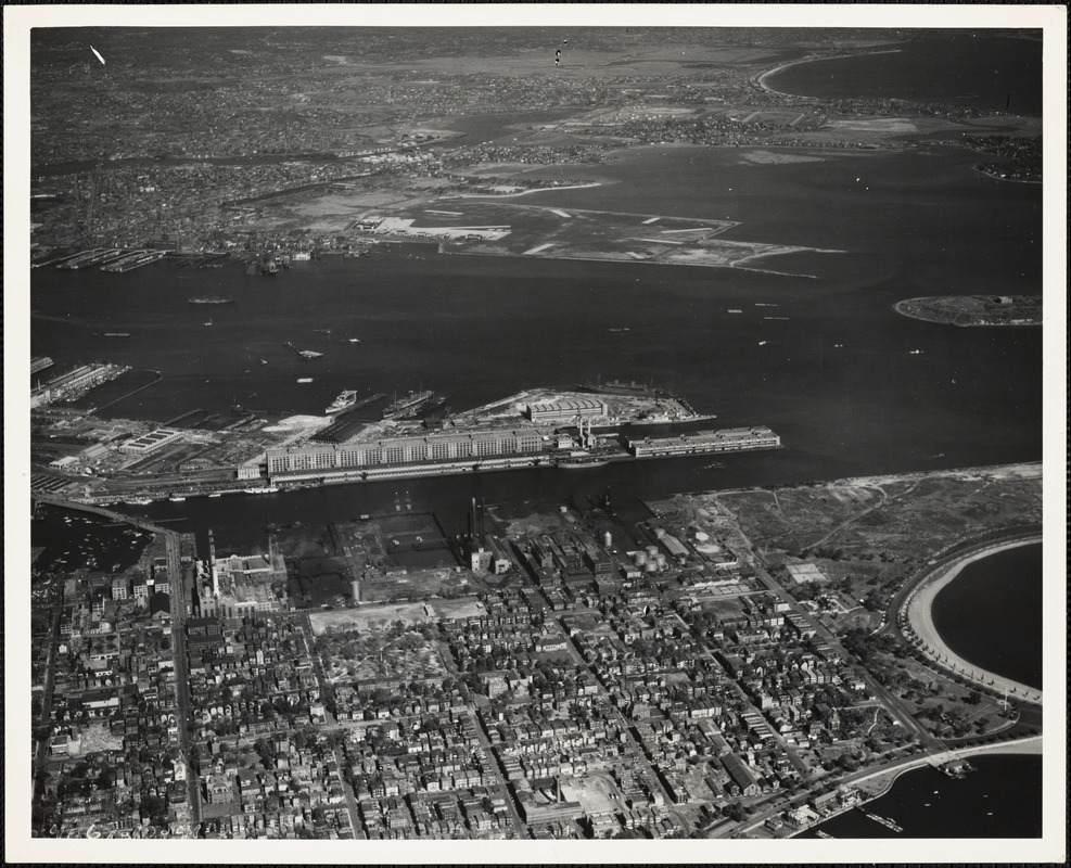 Navy Yard Annex, So. Boston, MA from South, 3000 feet