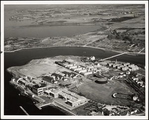 Aerial view of Naval Training Station and War College