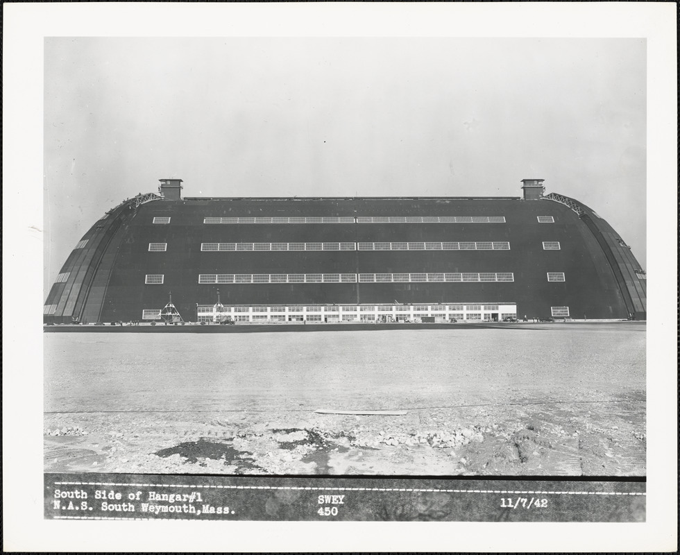 South side of Hangar #1-NAS South Weymouth, Mass